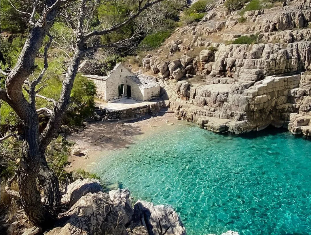 Mala Stiniva from above