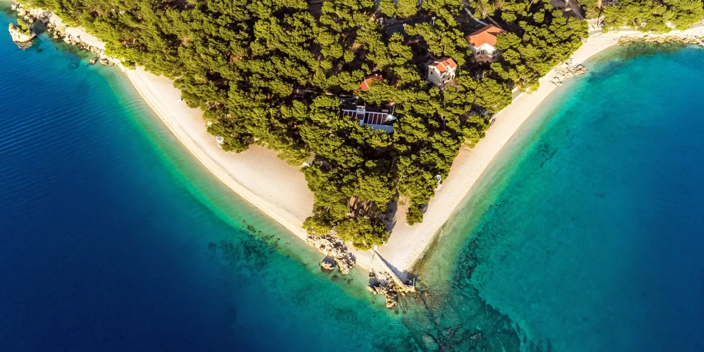 Punta Rata Beach and Kamen Brela