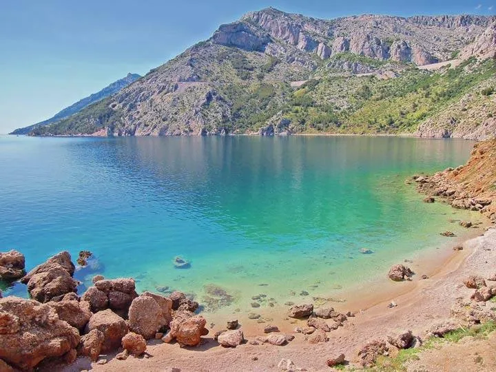 Cruising along the dramatic Makarska Riviera coastline